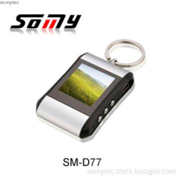 1.5 Inch low price keyring Digital Photo Frame with clock calendar